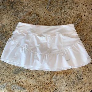 Nike White Tennis Skirt